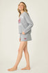 Pj Salvage Hold Your Horses Horse Print PJ Short Set